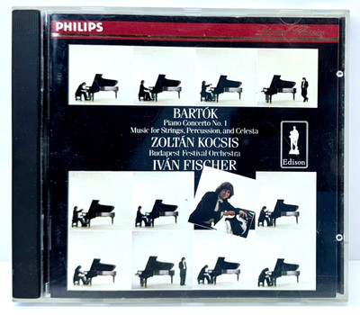 Bartok Piano Concerto No. 1 CD Music for Strings Percussion and Celesta