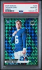 2025 Panini Mosaic Jaxson Dart RC Green #362 PSA 10 Gem Mint New York Giants