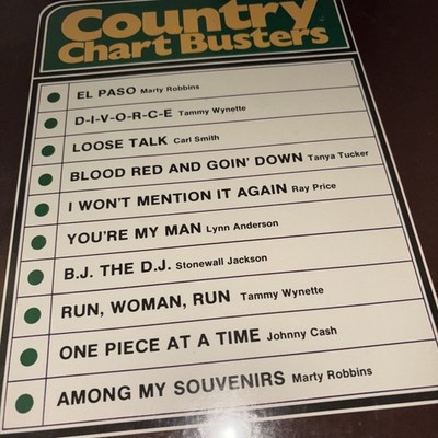 Country Chart Busters Vinyl LP 1977 Columbia House    1P 6683 NEW Sealed