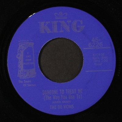 DE VONS: someone to treat me (the way you use to) / never find a love like mine