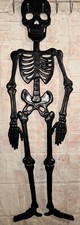 6ft Skeleton Black Plastic Wall Hanging Hyde And Eek Skeleton