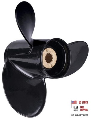 Made Aluminum Outboard Propeller for Mercury Engines 30-70HP (D:11'' P:15'')