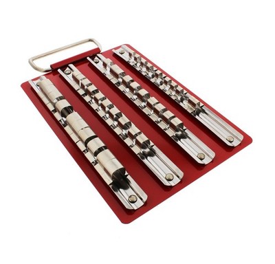40 Socket Standard Wall Mount socket organizer Drive Socket Tray Holder Organ...