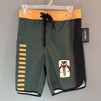 Boba Fett Star Wars Men s Size 32 M Board Shirts Swim Trunks 