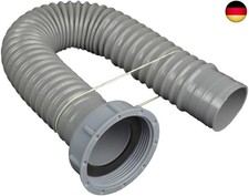 Abflussrohr für Küchenspüle, 80 cm, PP+PVC, flexibler Ablaufschlauch, geeignet f