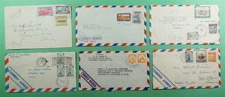 DR WHO 1930s 50s GUATEMALA 6 AIRMAIL TO USA S01737