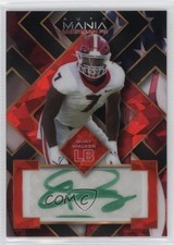 2022 Wild Card Mania American Football Square /3 Quay Walker #AMA-SQ84 Auto 1m1a