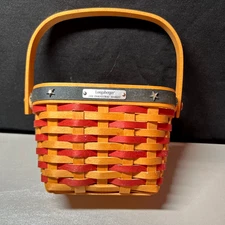 Longaberger 2001 Inaugural Basket Only Swing Handle Good Condition Collectible