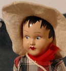 Vtg. Western Cowgirl 7" Doll — photo 2