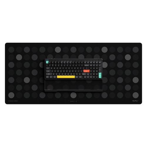 Clavier mécanique sans fil NuPhy Halo96 V2, QWERTY US noir obsidienne, citron - Photo 6/11