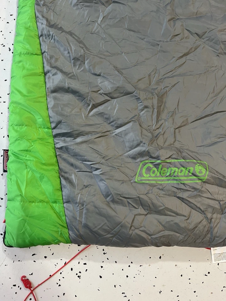 🔥🔥 Saco de dormir Coleman para clima frío/ventilado con arado de cremallera y bloqueo térmico Foto 4 de 4