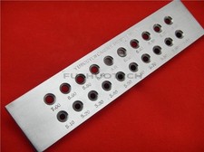 Tungsten Carbide Wire Drawplate For Jewelry Making Round 5.10-7.00MM 20Holes ec
