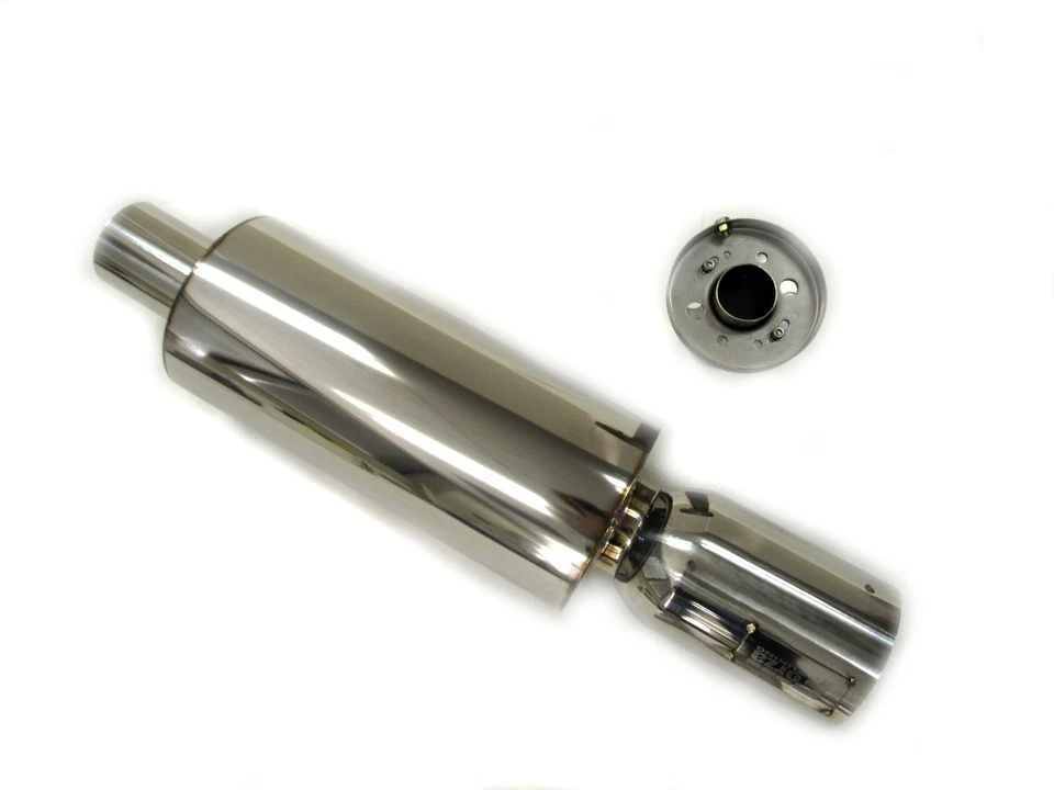 Silenciador Forza Tuning 3" Entrada Universal Escape Mejora de Rendimiento Foto 2 de 4