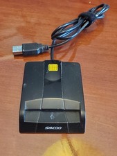 SAICOO Smart Card Reader   DOD CAC USB for Mac  Windows   Horizontal Version