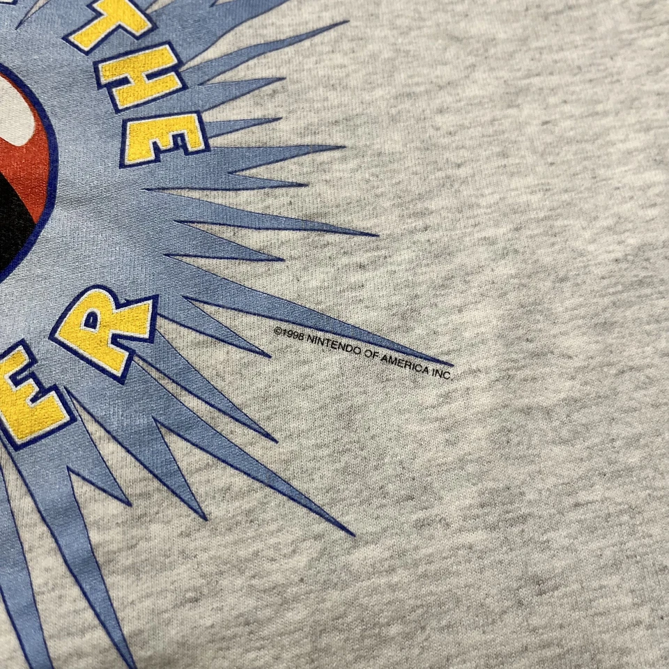 Vintage 1999 Pokemon Pokeball Ash T Shirt I've Got the Power All Over Youth XL - Image 3 of 4