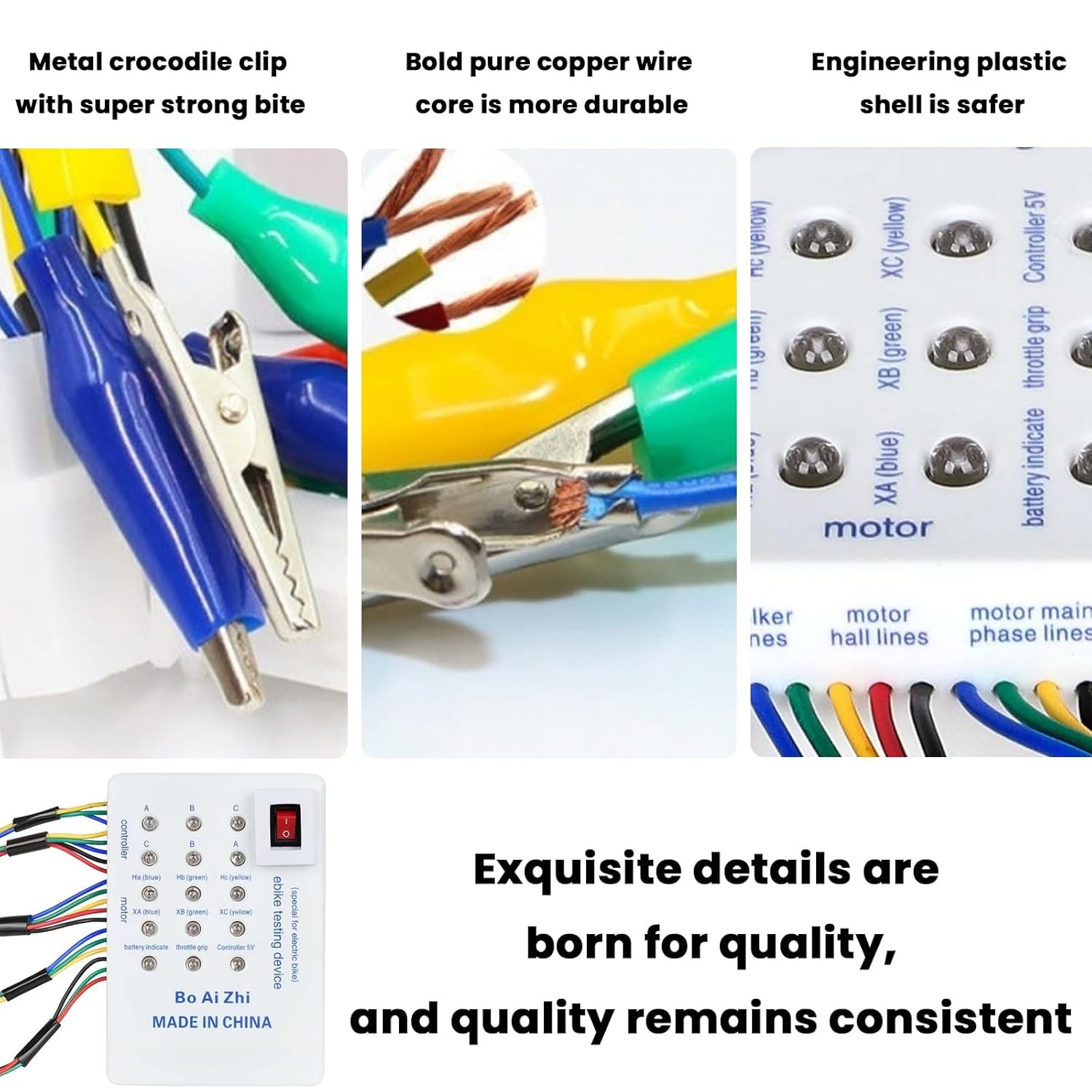E-Bike Tester, 24V 36V 48V 60V 72V E-bike Scooter Brushless Car Motor Controller