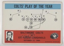 1965 Philadelphia Colts' Play of the Year Don Shula #14 HOF 2k3