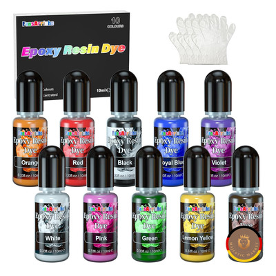 Flüssiger Epoxidharz Farbstoff | 10 ml Schmuckfarbe für DIY