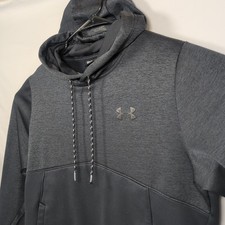 Under Armour ColdGear Storm 1 Men's Black Size M Loose Fit Pullover Hoodie Warm