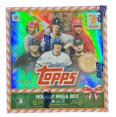 【大谷可能性あり】Topps 2025 Holiday Mega カード 3箱 2025 Topps Holiday Baseball Mega Box | eBay