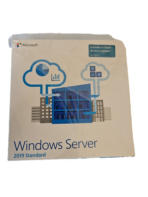 Windows Server 2019 Standard Edition  Win Svr Std 2019 64Bit Dvd 5 SEALED NEW