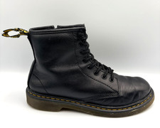 Dr Martens Junior 1460 Soft Black Leather Boots WO Size 5/M 4 US Zip Up
