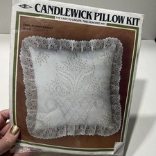 Candlewick Pillow Kit CW04 Flower Basket New
