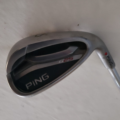 Ping G25 Sand Wedge Red Dot ONLY Regular Flex Ping CFS Steel Shaft Used 35.5 