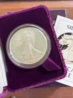 1986-S American Silver Eagle Proof with Box & COA 🇺🇸