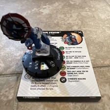 Heroclix Captain Venom 062 Chase Marvel Earth X Set Figure and Card Never Played