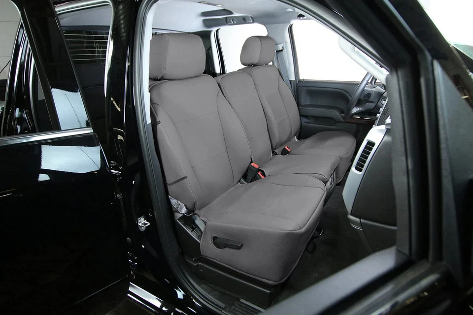 For Audi A3 Quattro 24 Saddleman Cordura 1st Row Gray Custom Seat Covers Foto 4 de 4