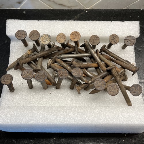 Railroad Date Nail 1924 Lot Of 43 Rare