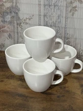 Set Of 4 Project 62 Stoneware Coffee Tea Mugs (White)