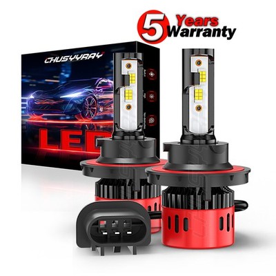 H13 9008 LED Headlight High Low Bulbs Kit for Dodge Ram 1500 2500 3500 2006-2012