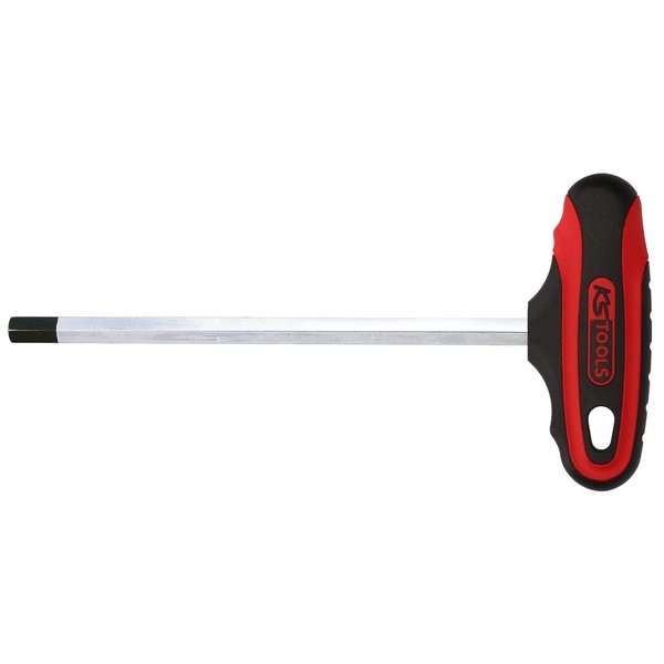 KS Tools 158.8040-E T-Griff-Innensechskant-SchlüSsel, 10Mm, 235Mm, Auf HäNger-image