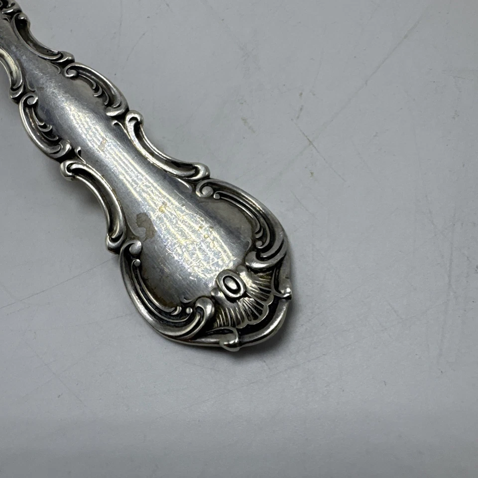 Cuchara para servir Gorham Strasbourg Sterling 8 1/2" Foto 2 de 4