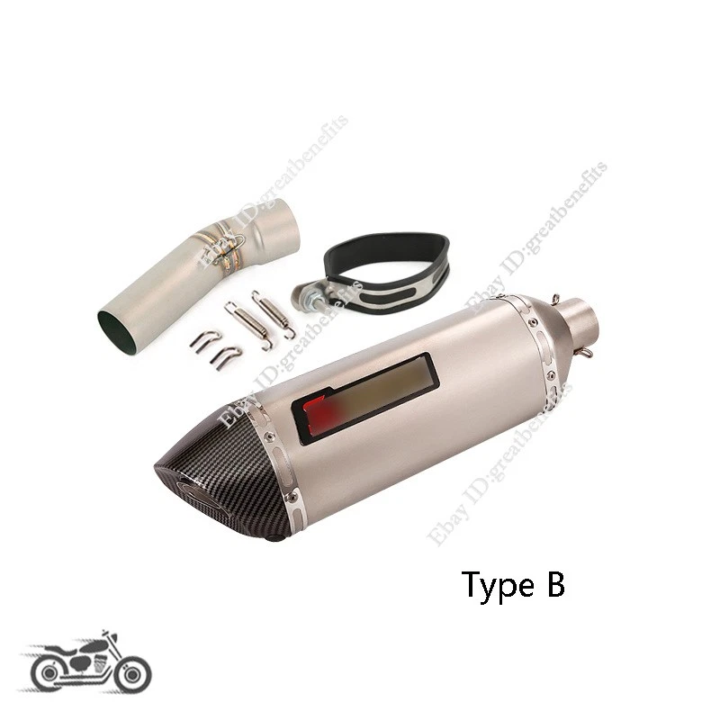 Sistema de escape para BMW F650GS F700GS F800GS F800R silenciador de tubo medio DB Killer Foto 4 de 4