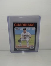 2024 Topps Heritage Mini Kole Calhoun Black /50 #62 Angels