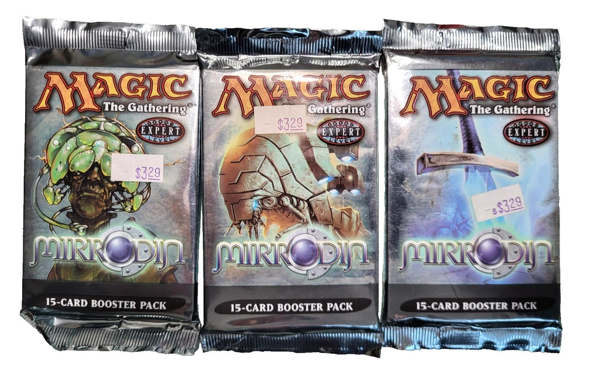Magic: The Gathering Mirrodin Sealed Collectible Card Game Packs