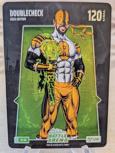 Bo Jackson Battle Arena DOUBLECHECK `Aaron Rodgers` Battlefoil Glow #BF-86
