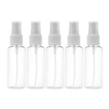 5 pieces 10 100 ml refillable, empty, transparent plastic