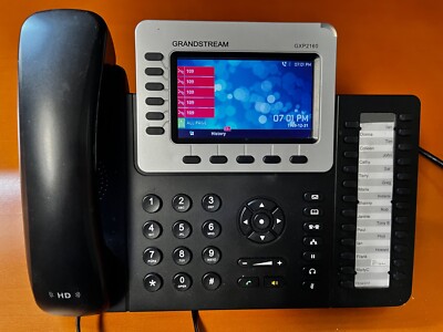 Grandstream GXP2160 Enterprise HD 6 Line VoIP Phone - Black