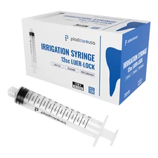 100 12ml 12cc Luer Lock Disposable Syringes (Non Sterile) Saline Oral Medicine