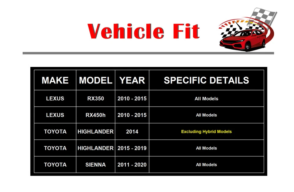 Pastillas de cerámica de freno de rotores ranurados delanteros traseros para Toyota Sienna Highlander Lexus Foto 2 de 4
