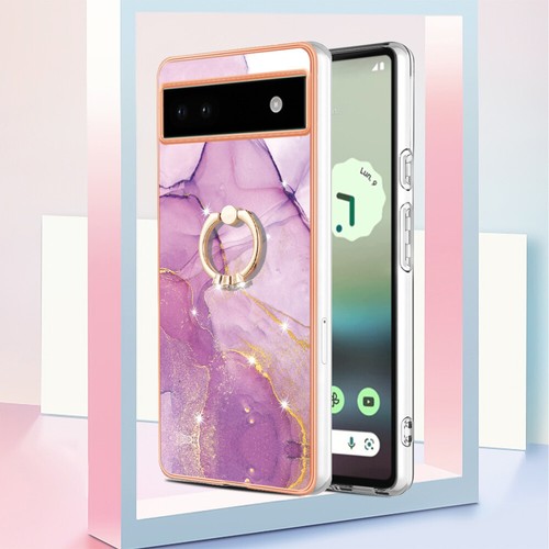 For Google Pixel 9 Pro XL 9A 8A 7A 6A Shockproof Ring Stand TPU Soft Phone Case - 第 2/28 張圖片