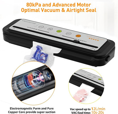 2025 Powerful Vacuum Sealer Machine | Compact Design | One-Touch Automatic | ...