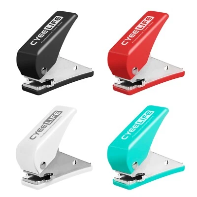 CyeeLife Dart Flight Locher mit 100 Metall-O-Ringen ,Dart Zubehör,4 Farben