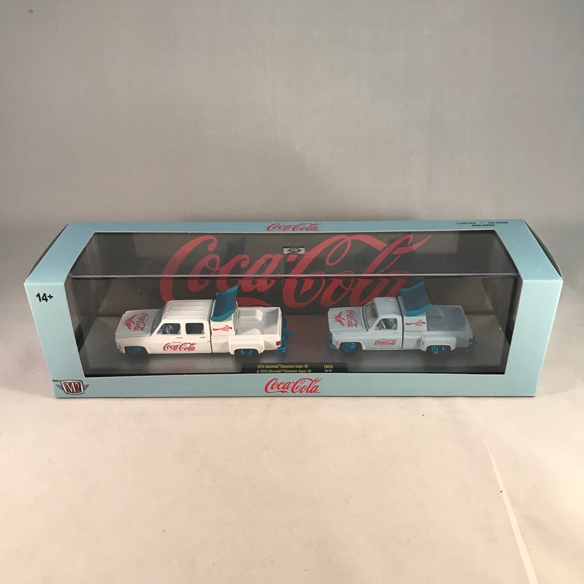 m2 machines 1973 Chevrolet Cheyenne Super 30 Hauler Set Coca