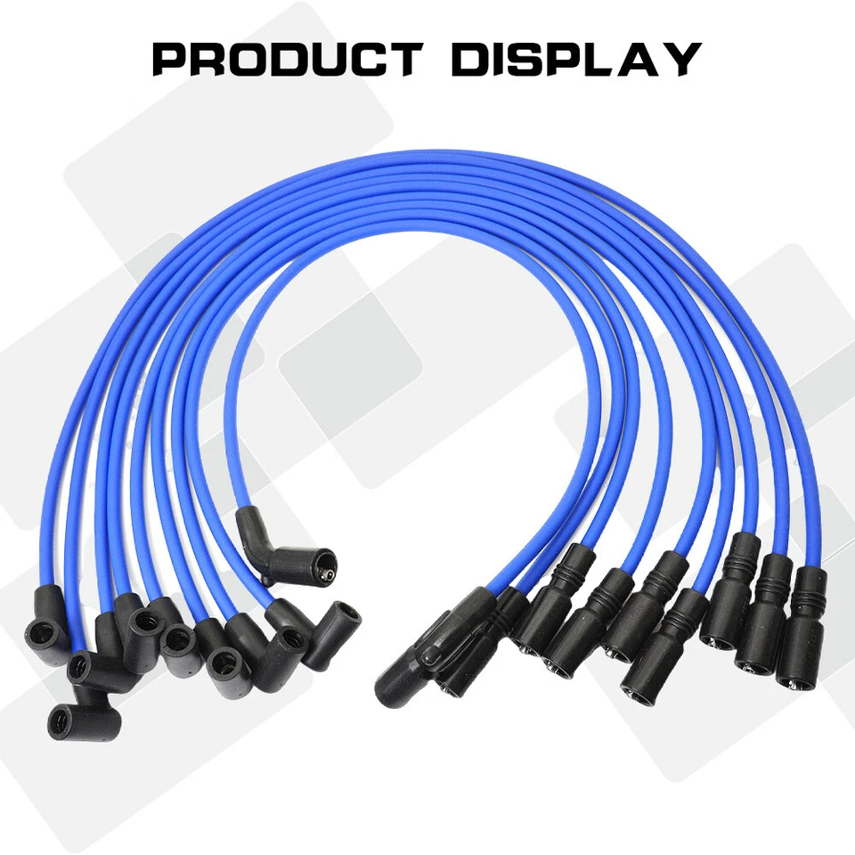 Bobina de encendido y bujía de iridio y traje de cable para Chevy GMC Savana D577 DR49 Foto 4 de 4