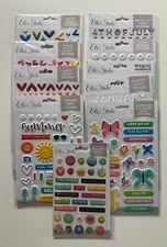 Elle's Studio Puffy Stickers-Multiple Variations Available-You Choose